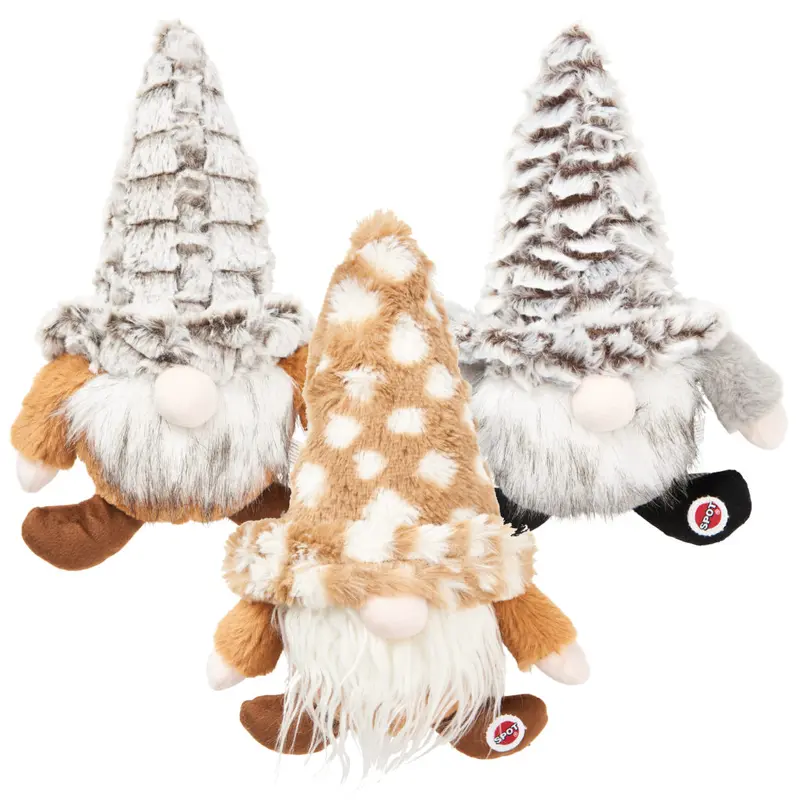 Spot Ethical Pet Dog Toy Woodsy Gnome 12In Assorted