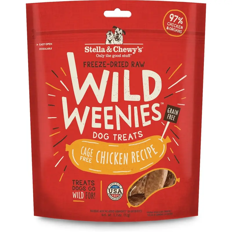Stella & Chewy's Chicken Wild Weenies Freeze-Dried Dog Treats, 11.5 oz.
