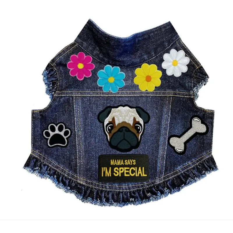 Paws & Petals Spring Denim Jacket