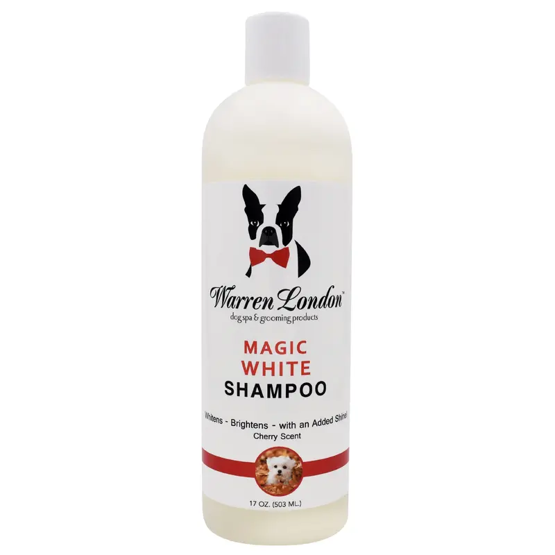Magic White Brightening Dog Shampoo - Cherry Scented - 17oz