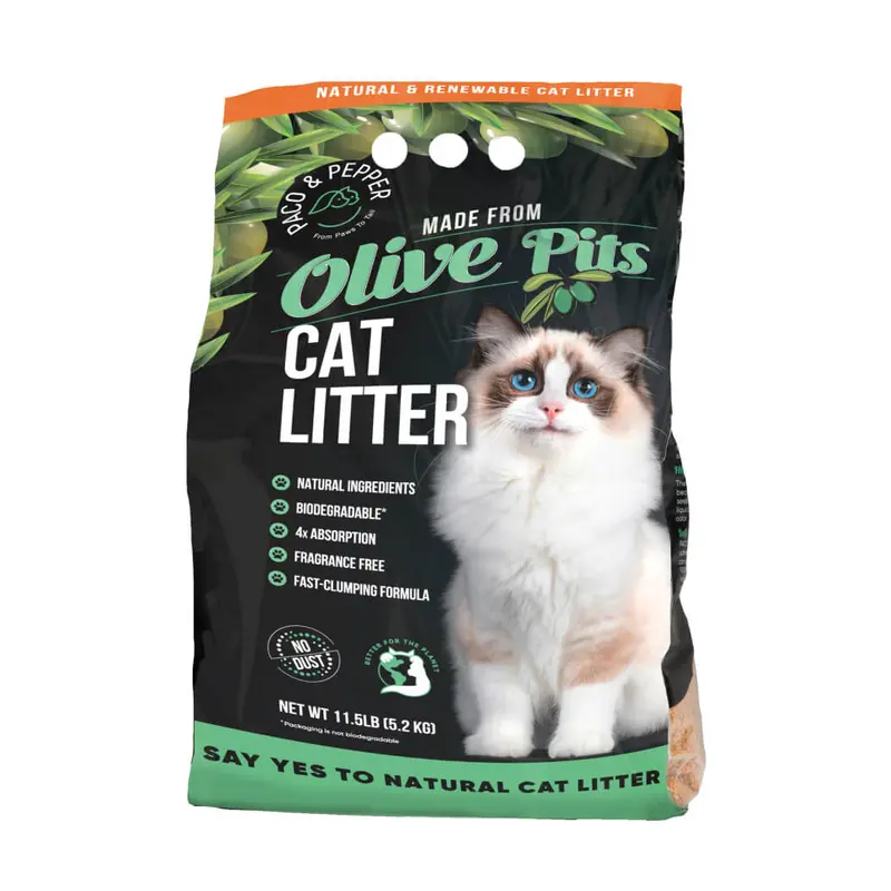 Paco & Pepper Olive Pitts Cat Litter 11.5lbs