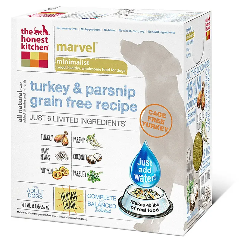 The Honest Kitchen Limited Ingredient Grain Free Dehydrated Dog Food -  Turkey - 4lb Box