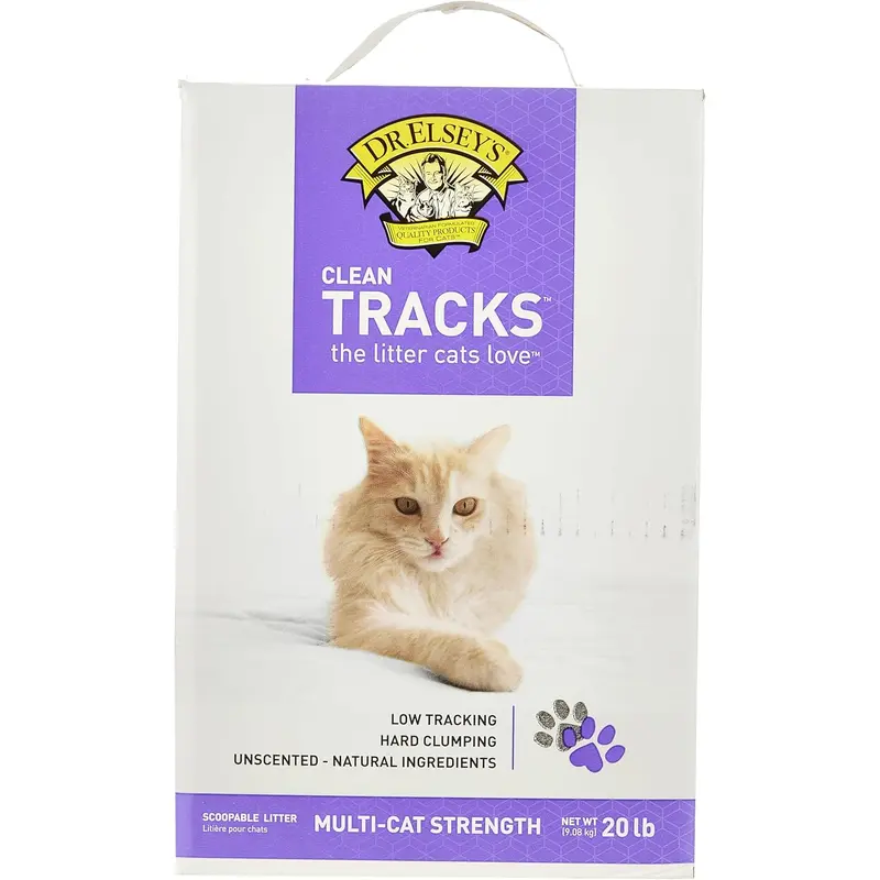 Dr. Elsey's Clean Tracks Clumping Clay Cat Litter 20lb