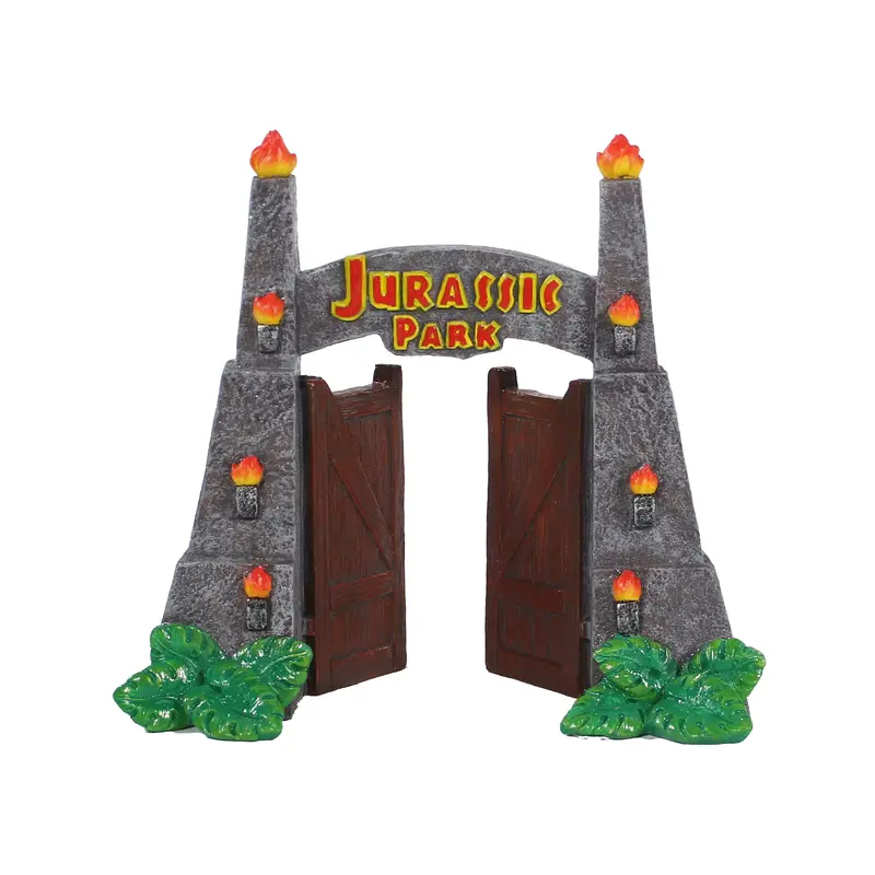 Penn-Plax Jurassic Park Aquarium Decoration Park Gate Small