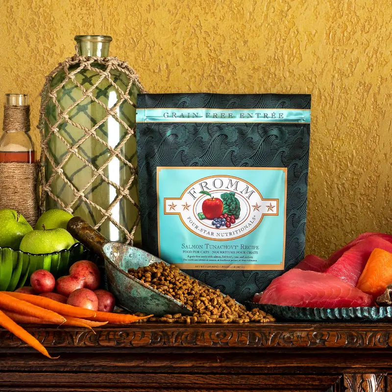 Fromm Four-Star Grain Free Dry Cat Food - Salmon Tunachovy - 4lb Bag