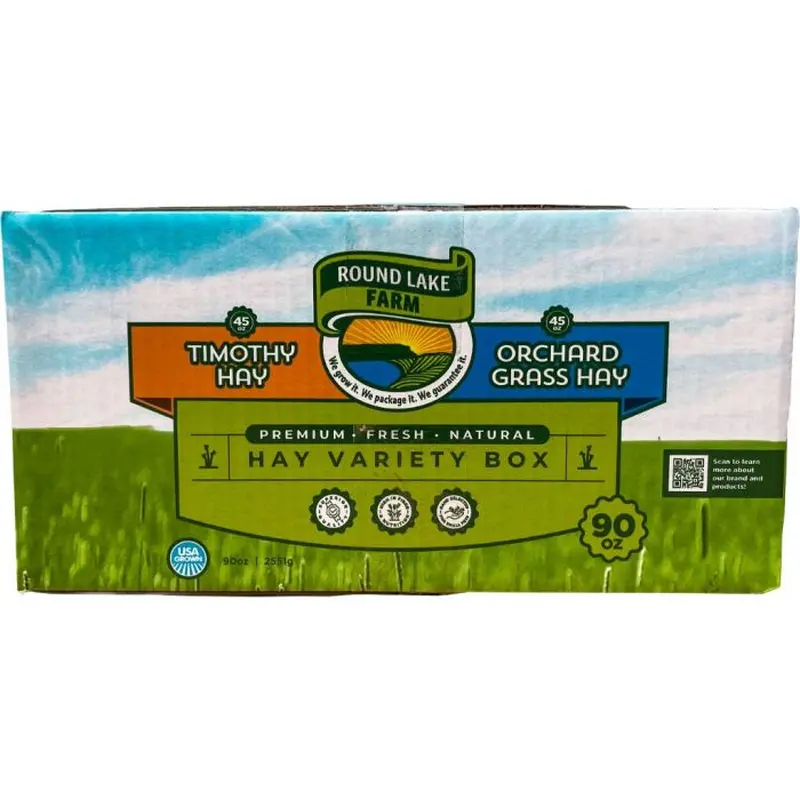 Round Lake Farm Timothy & Orchard Grass Hay 90oz