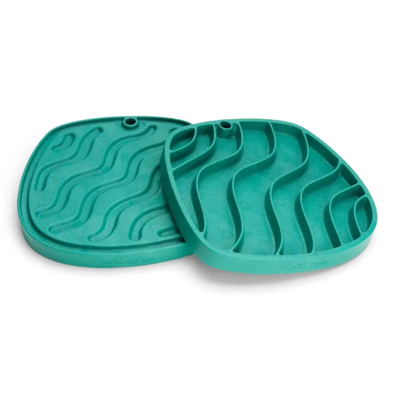 West Paw Waves Feast Mat Kelp