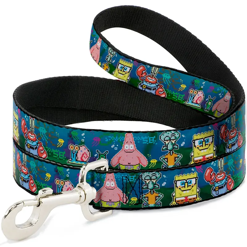 Dog Leash - SpongeBob & Friends 8-Bit Scene