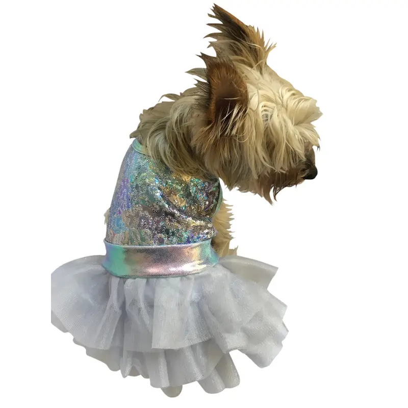 Unicorn Fufu Tutu Dog Dress