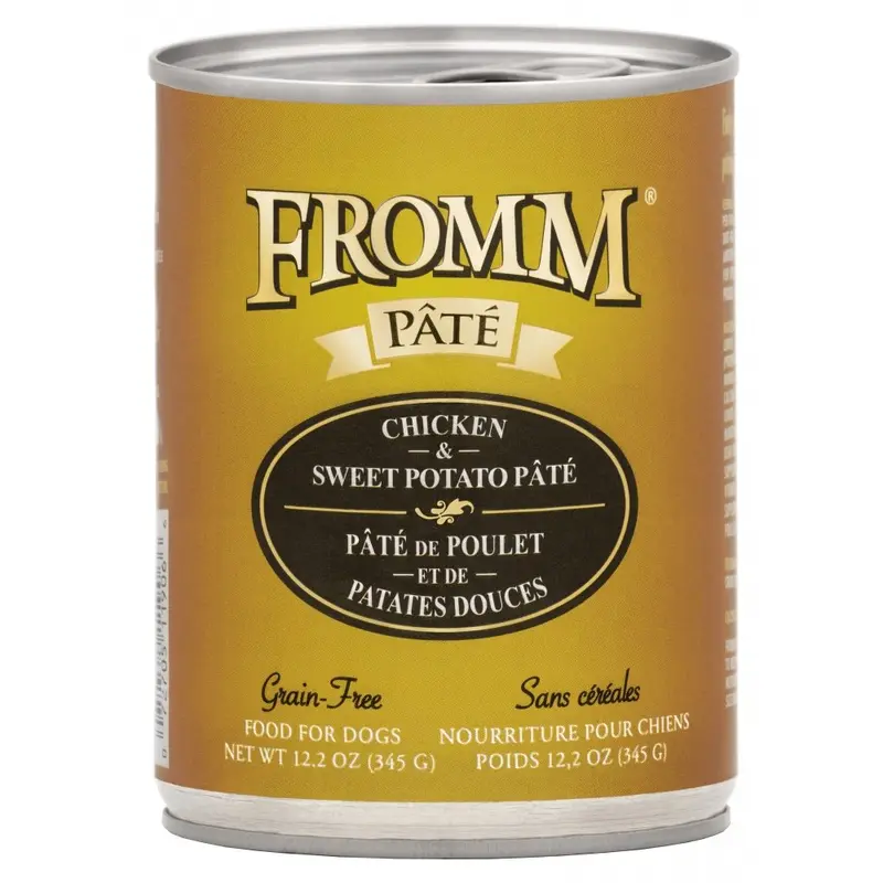 Fromm Grain Free Canned Chicken & Sweet Potato Pte Dog Food