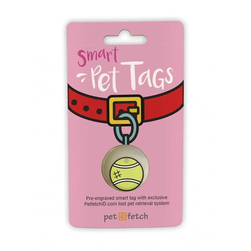 Pet Fetch Tennis Ball Emoji Smart Pet Tag
