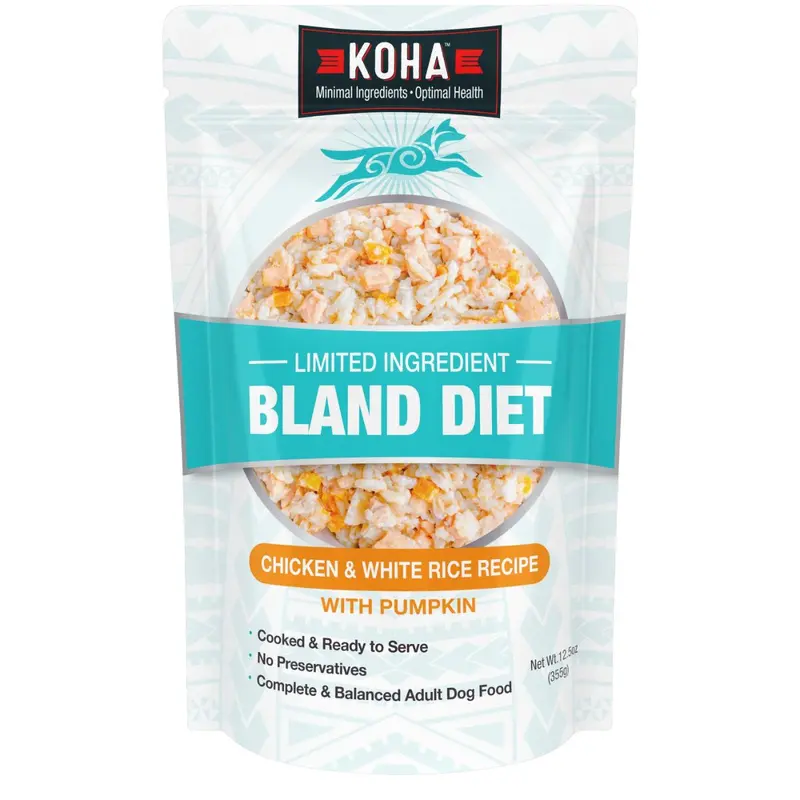 Koha Limited Ingredient Bland Diet Chicken & White Rice Dog Food 12.5oz