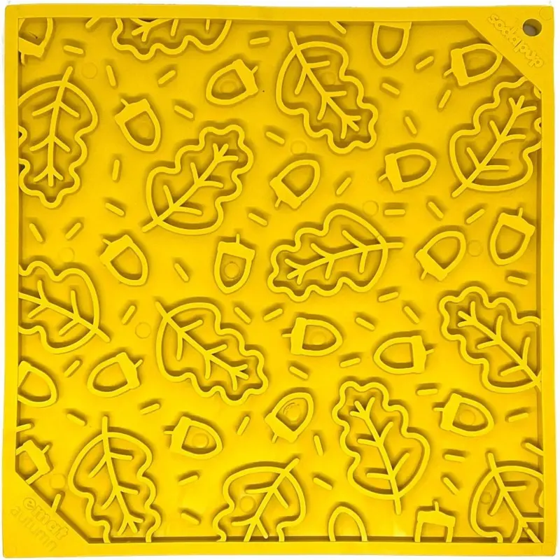 SodaPup Autumn eMat Enrichment Lick Mat Yellow