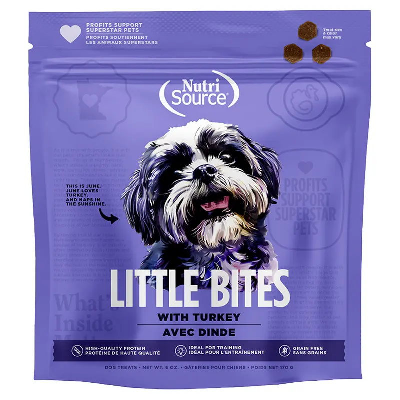 Nutrisource Element Grain Frree Little Bites Dog Treat 6oz Turkey