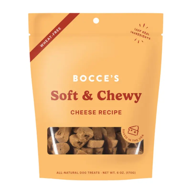 Bocce's Cheese Soft & Chewy Dog Treats 6oz