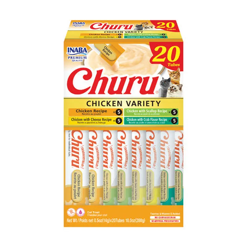 Inaba Churu Chicken Variety Box (20ct/.5oz)