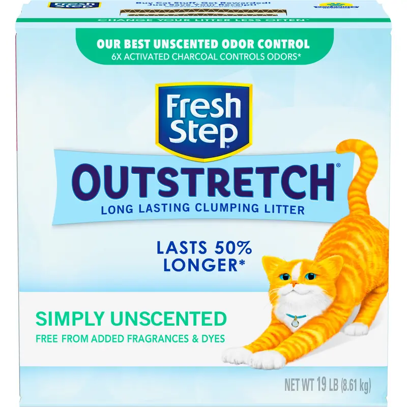 Fresh Step Outstretch Unscented Clumping Litter 19lb