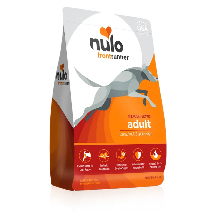 Nulo Dry Dog Food 3lb Turkey Trout and Spelt