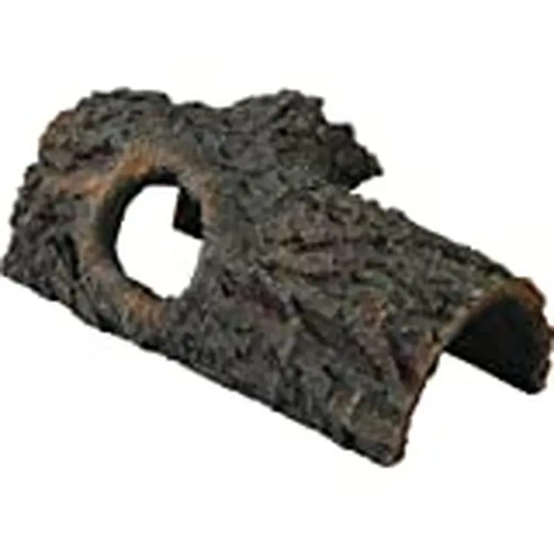 Zilla Bark Bends Reptile Hideout  Medium