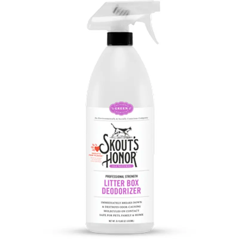 SKOUTS HONOR CLEANING LITTER BOX DEODORIZER 35 OZ PURPLE LABEL