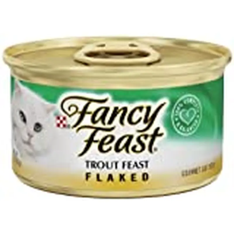 Fancy Feast Wet Cat Food  Flaked Trout Feast  3 oz. Can