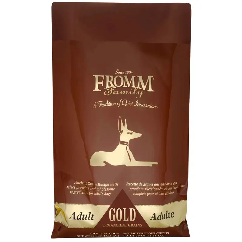 Fromm Gold Adult Gold with Ancient Grains Dry Dog Food, 30 Pounds