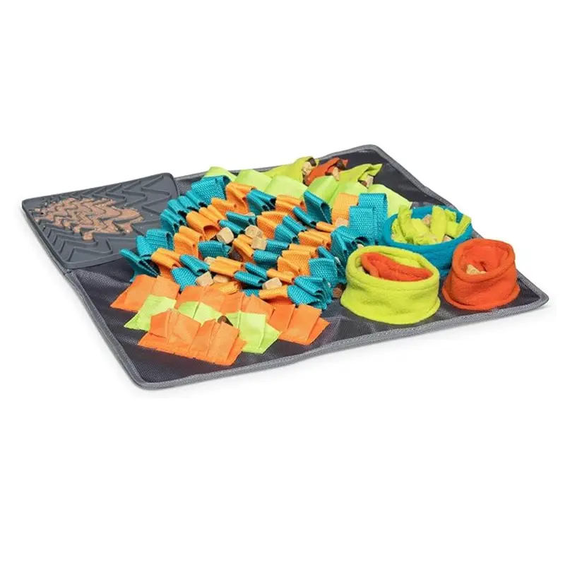 Messy Mutts Square Forage & Snuffle Mat with Suction 16"