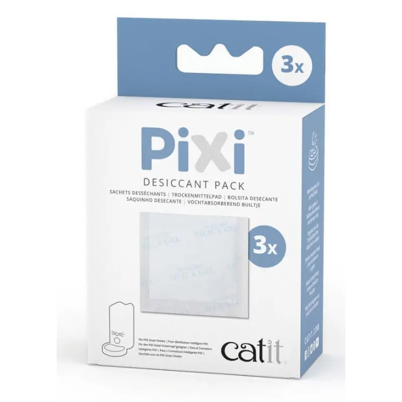 Catit Pixi Feeder, Desiccant 3pk