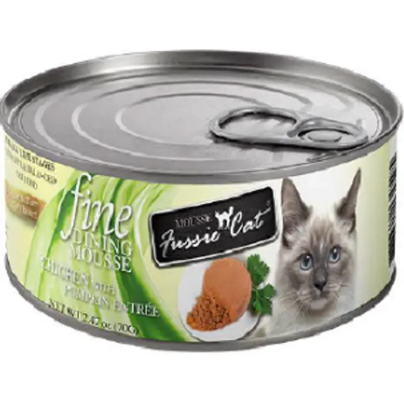 Fussie Cat Fine Dining Mousse Chicken with Pumpkin Entre 2.47oz