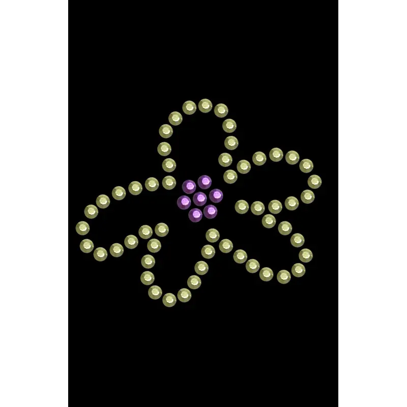 Lime & Purple Flower - Custom Tutu