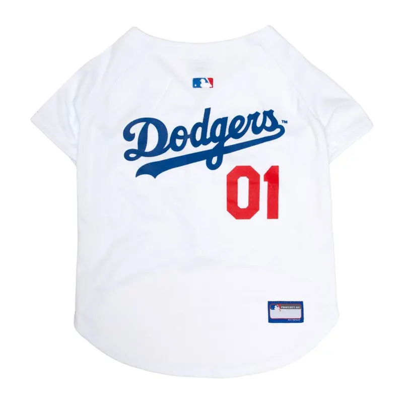 Los Angeles Dodgers Dog Jersey - White
