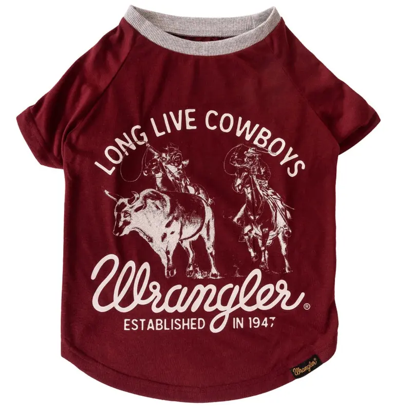 Wrangler Long Live Cowboys Tee  Celebrate Western Heritage in Comfort