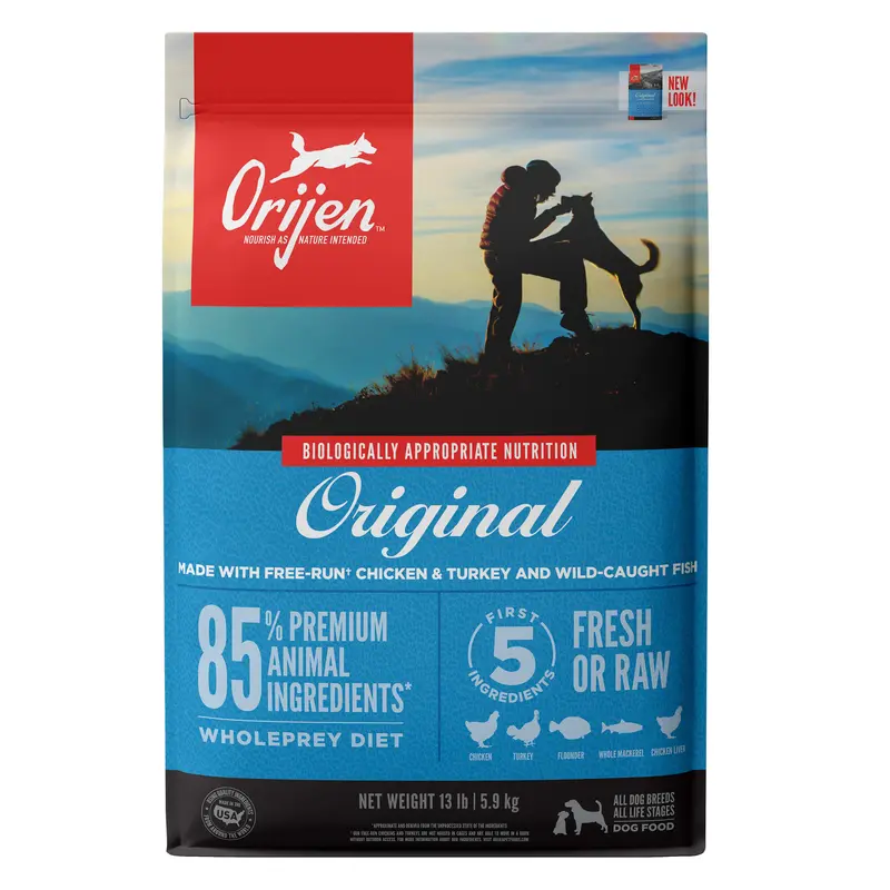 Orijen Original Chicken, Turkey & Fish Grain-Free Dry Dog Food, 13lb