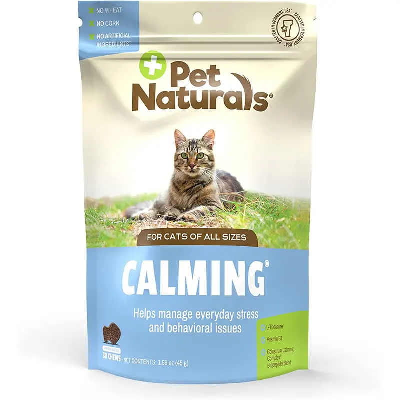Pet Naturals Calming Chews for Cats, 30 Ct