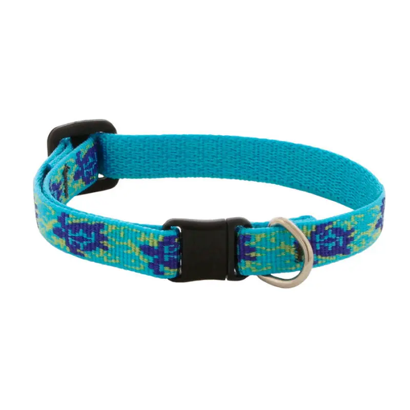 Lupine Original Designs Safety Cat Collar 1/2" x 8-12" Turtle Reef