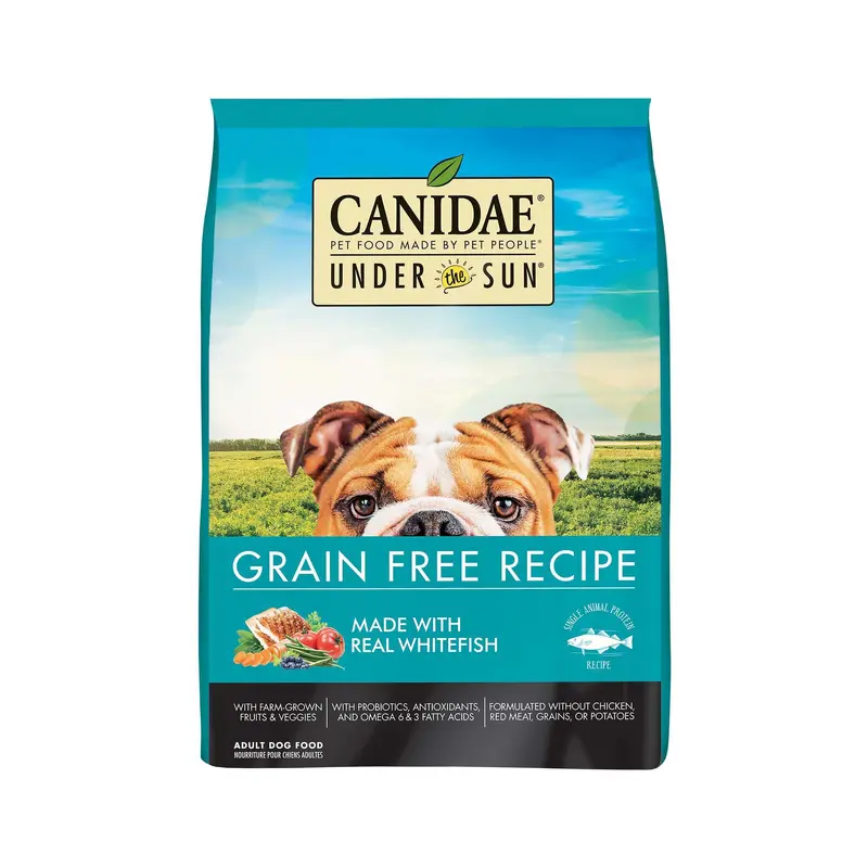 Under The Sun Grain Free Adult Dog Food With Whitefish