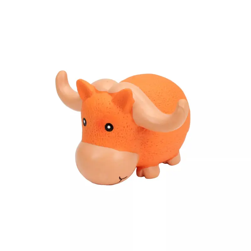 Coastal Rascals Grunt Dog Toy 6.5in Big Horn Bull