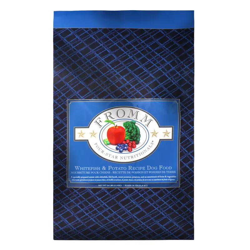 Fromm Four-Star Nutritionals  Whitefish and Potato Recipe Food for Dogs 26 lb