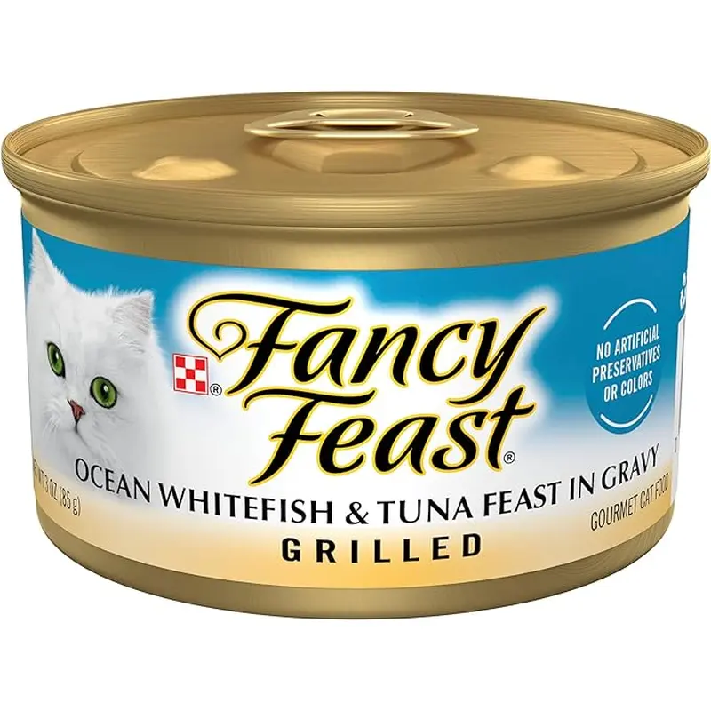 Fancy Feast Grilled Ocean Whitefish & Tuna Wet Cat Food (3oz)