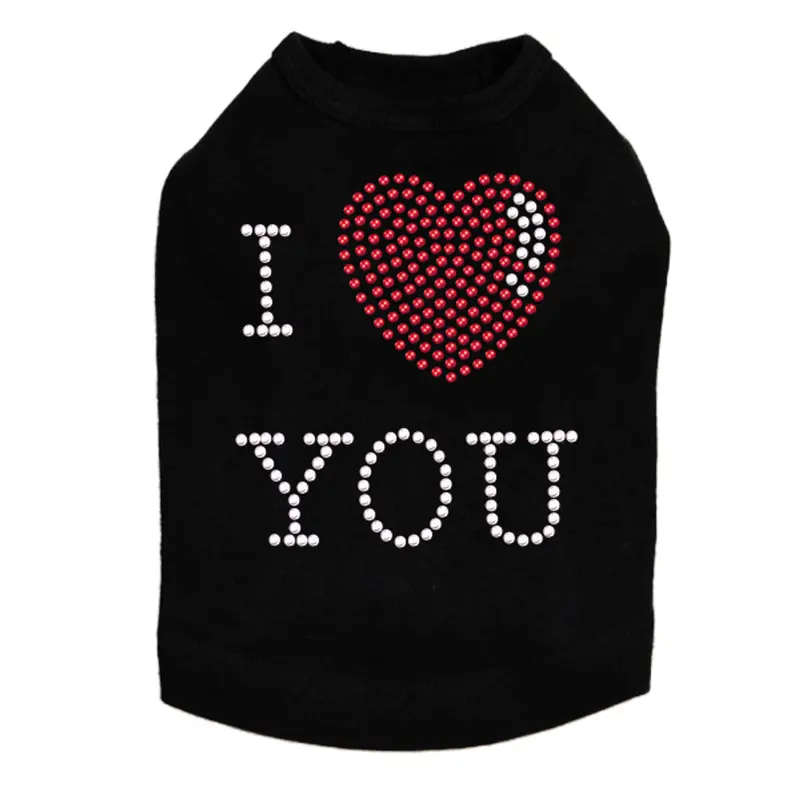I Love You  1 - Dog Tank