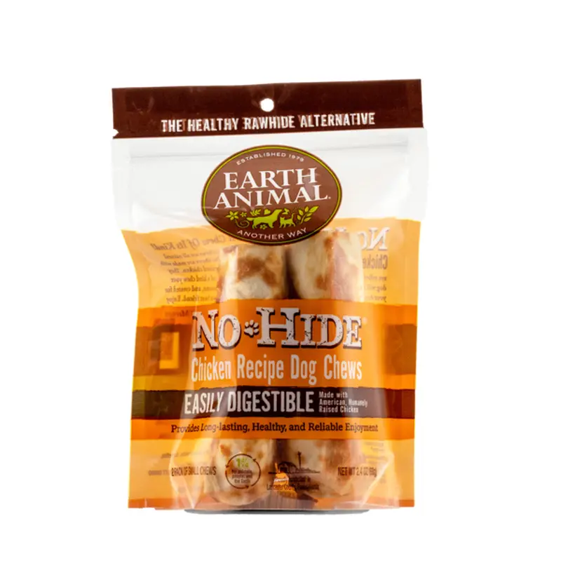 Earth Animal Chicken No-Hide Wholesome Chews, Pack Of Two Chews