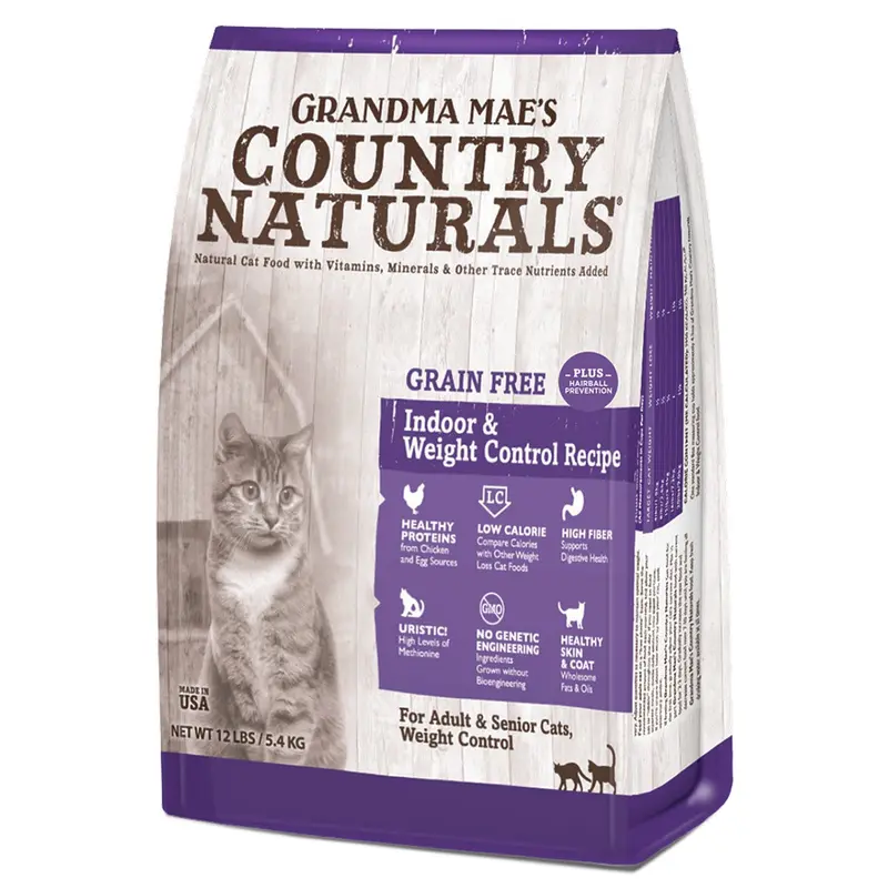 Grandma Mae's Grain Free Indoor & Weight Control Cat Food 12lb