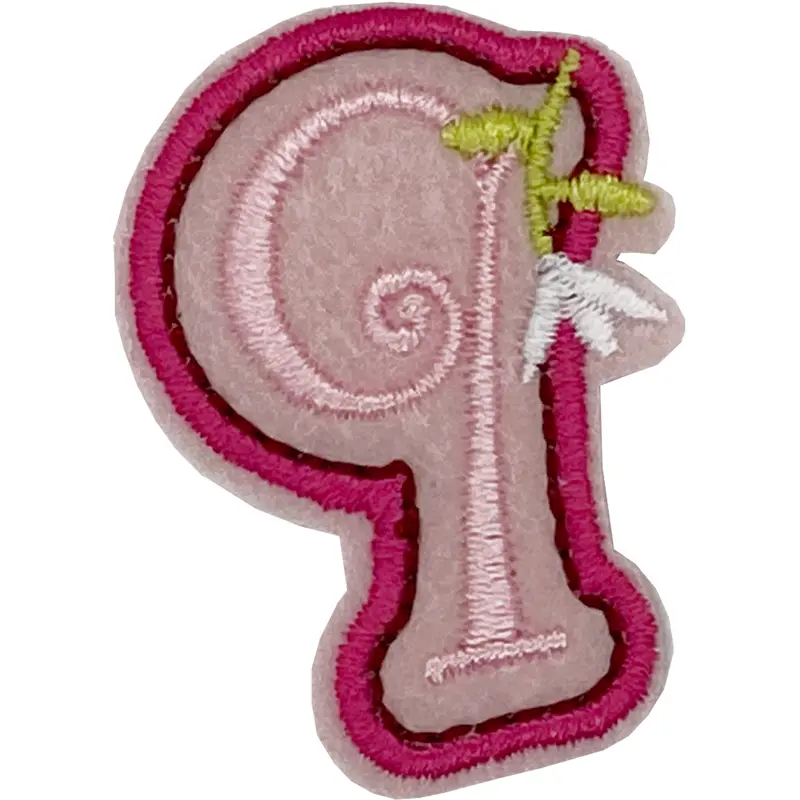 Curly Pink Q- Patch