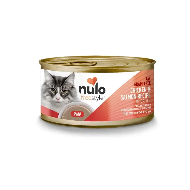 Nulo Freestyle Cat & Kitten Can Pate Chicken & Salmon 2.8oz
