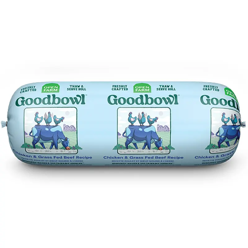 Open Farm Dog Goodbowl Roll Chicken & Grass-Fed Beef 28oz