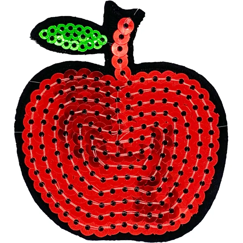 Sequin Apple - Patch