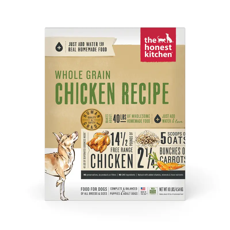 The Honest Kitchen Whole Grain Dehydrated Dog Food - Chicken - 10lb Box