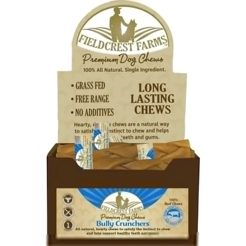 Fieldcrest Farms 12 in. Bully Crunchers Braided