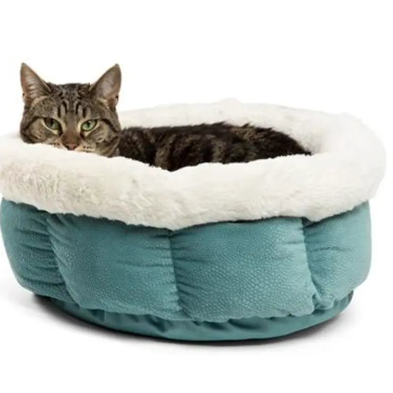 Outward Hound Cuddle Cup Pet Bed Tidepool