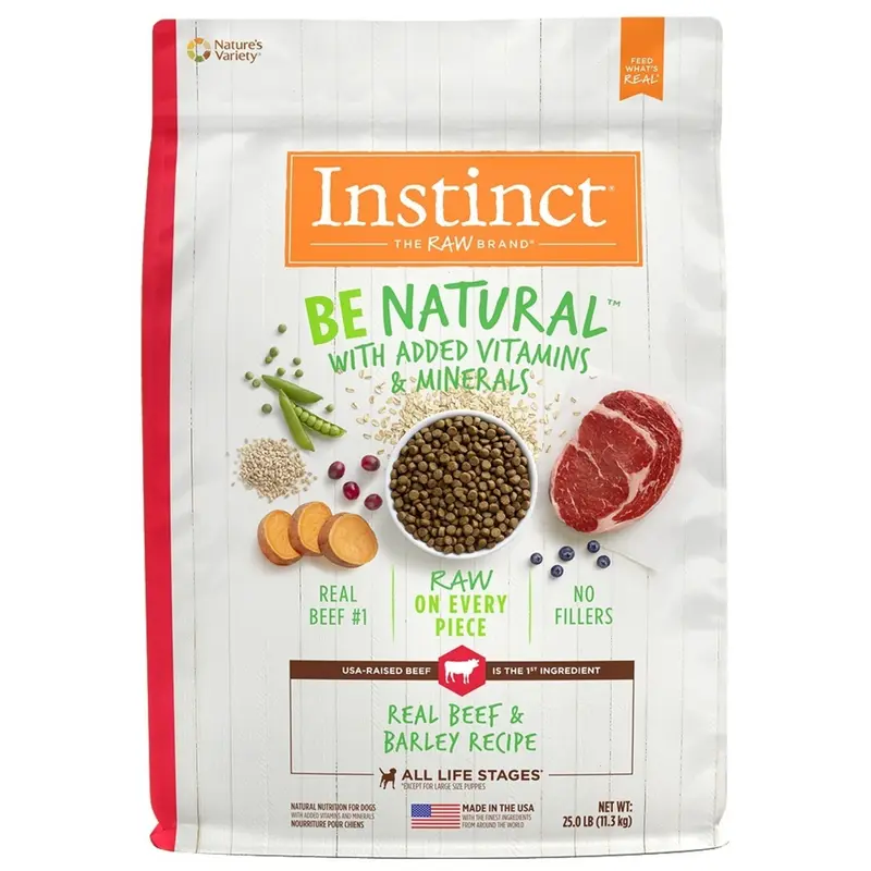 Instinct Be Natural Real Beef & Barley Dry Dog Food